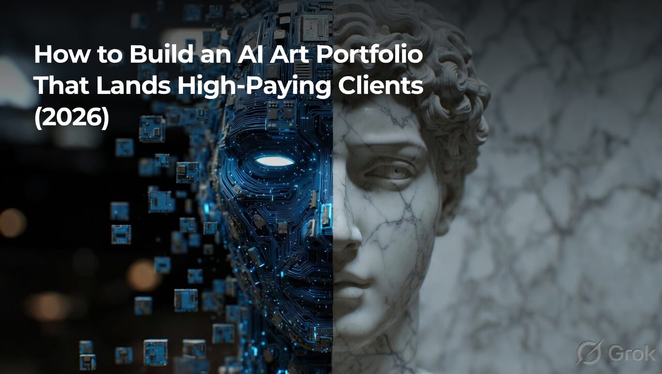 How to Build an AI Art Portfolio That Lands High-Paying Clients (2026)