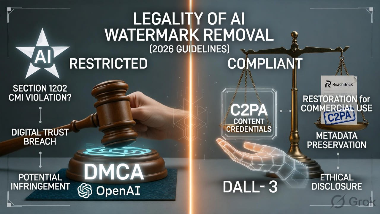 Is it Legal to Remove AI Watermarks The Definitive Guide (2026)