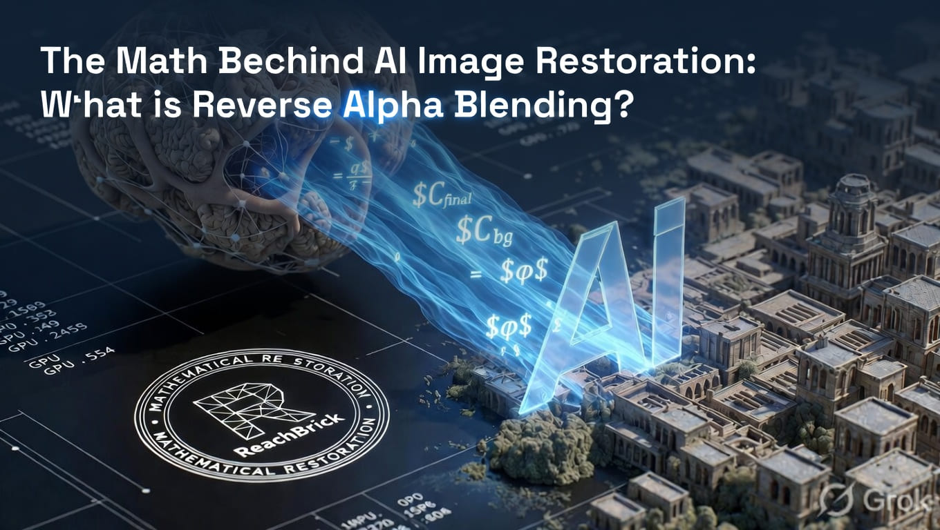 The Math Behind AI Image Restoration What is Reverse Alpha Blending