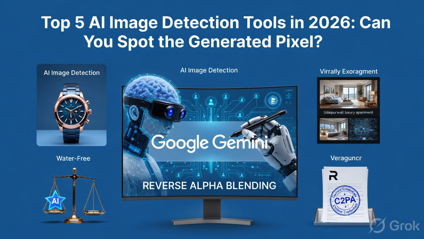 Top 5 AI Image Detection Tools in 2026 Can You Spot the Generated Pixel